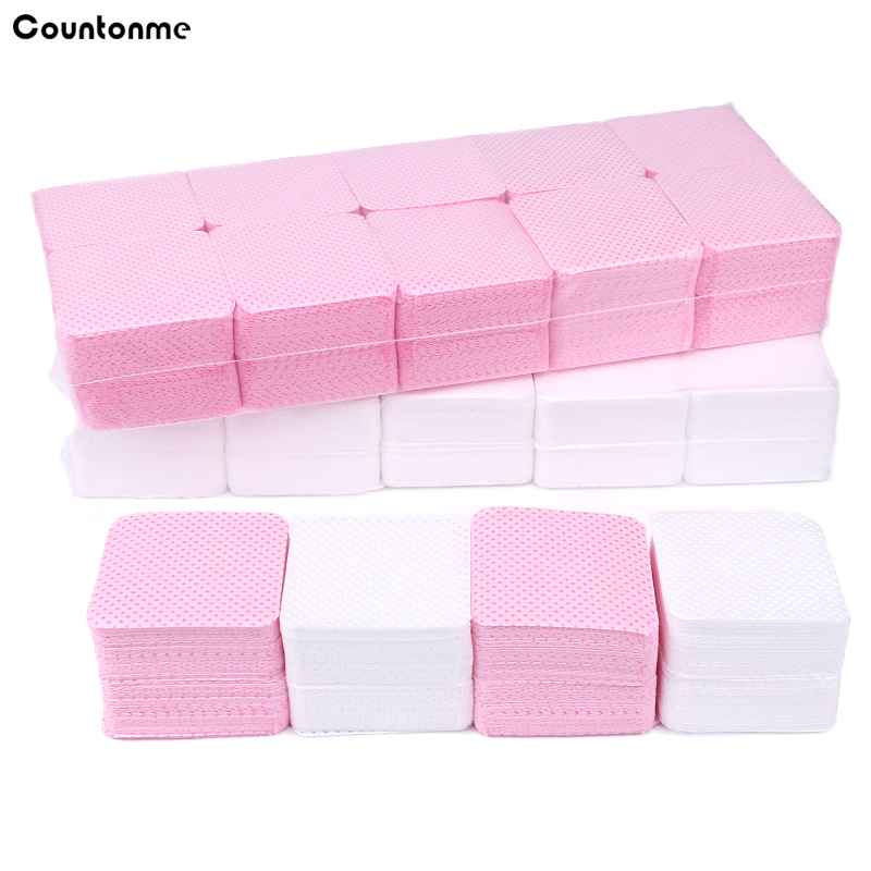 Nail Art Remover - 1000Pcs Cotton Nail Polish Remover Napkin