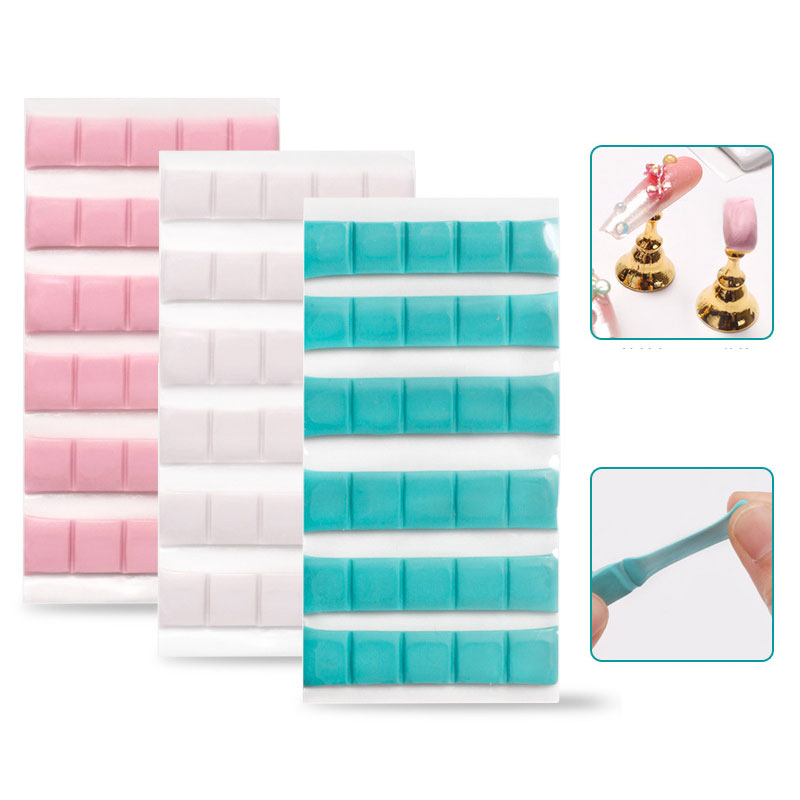 Nail Art Kaki - 1 Pack Nail Adhesive Glue Clay