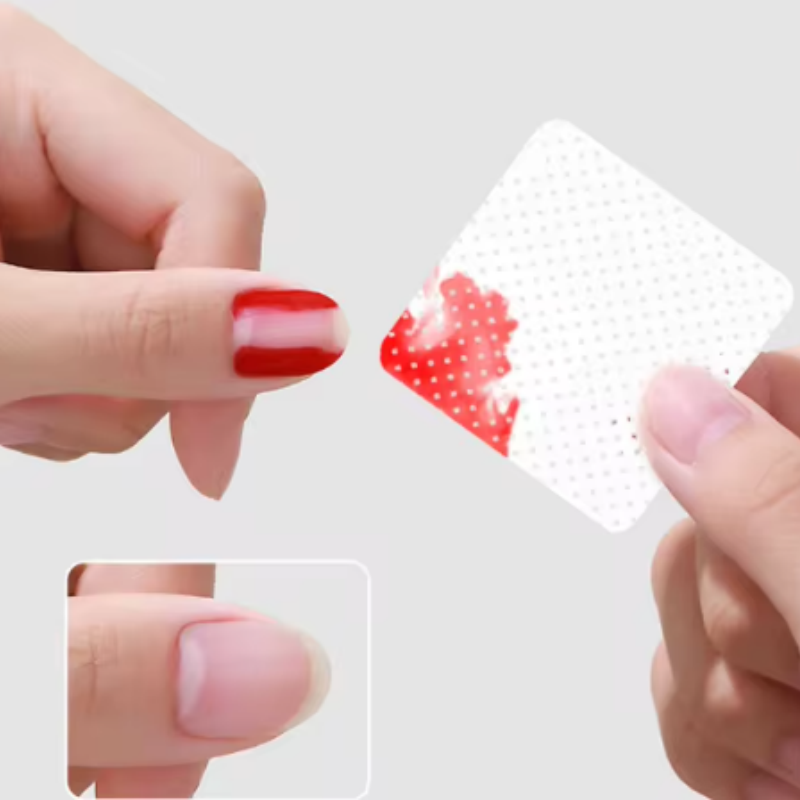 Nail Art Remover - Wipes Napkins Remover Gel Plum Blossom