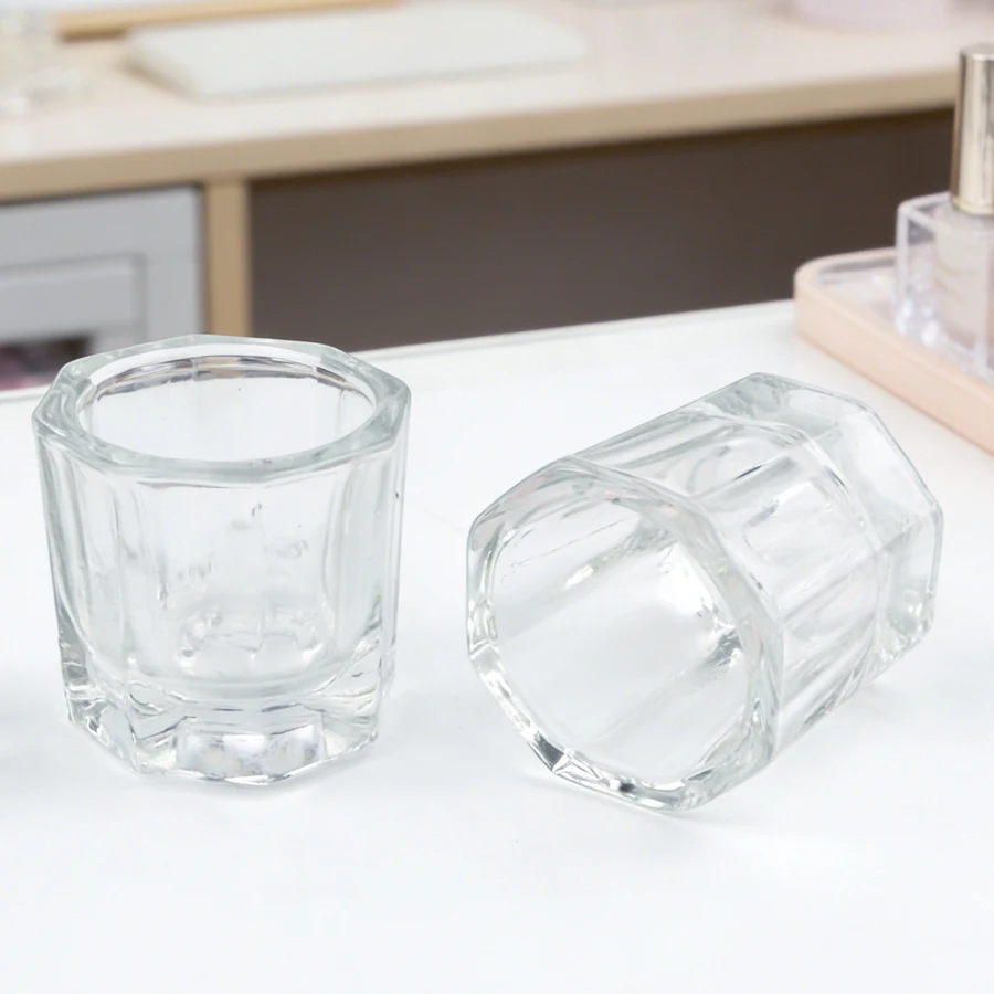 Nail Art Kaki - 1Pc Mini Crystal Glass, Clear Acrylic