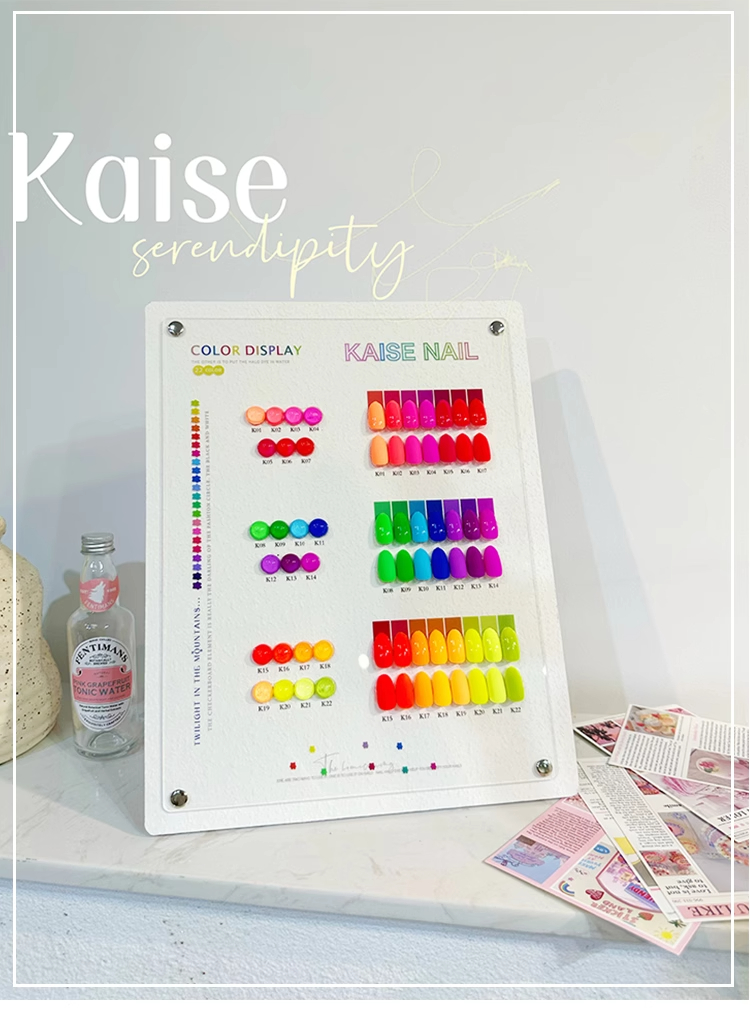 Nail Art Gel - KAISE 22 colors Multicolor Nail gel