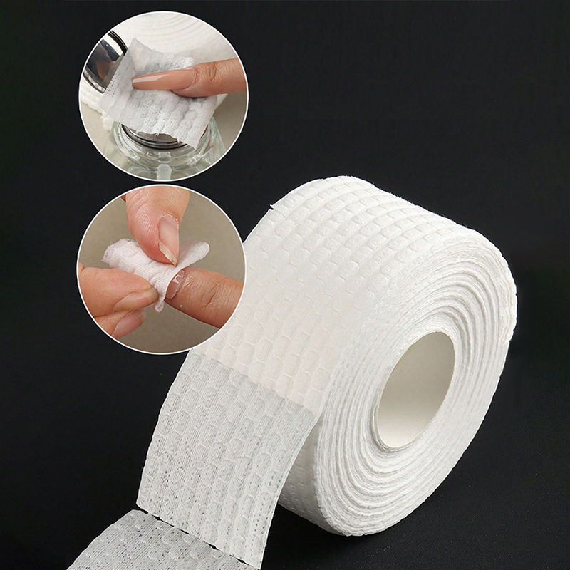 Nail Art Remover - 【500/1000Pcs Roll Lint Free Nail Art