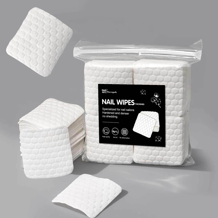 Nail Art Remover - 200Pcs Lint Free Nail Wipes Durable