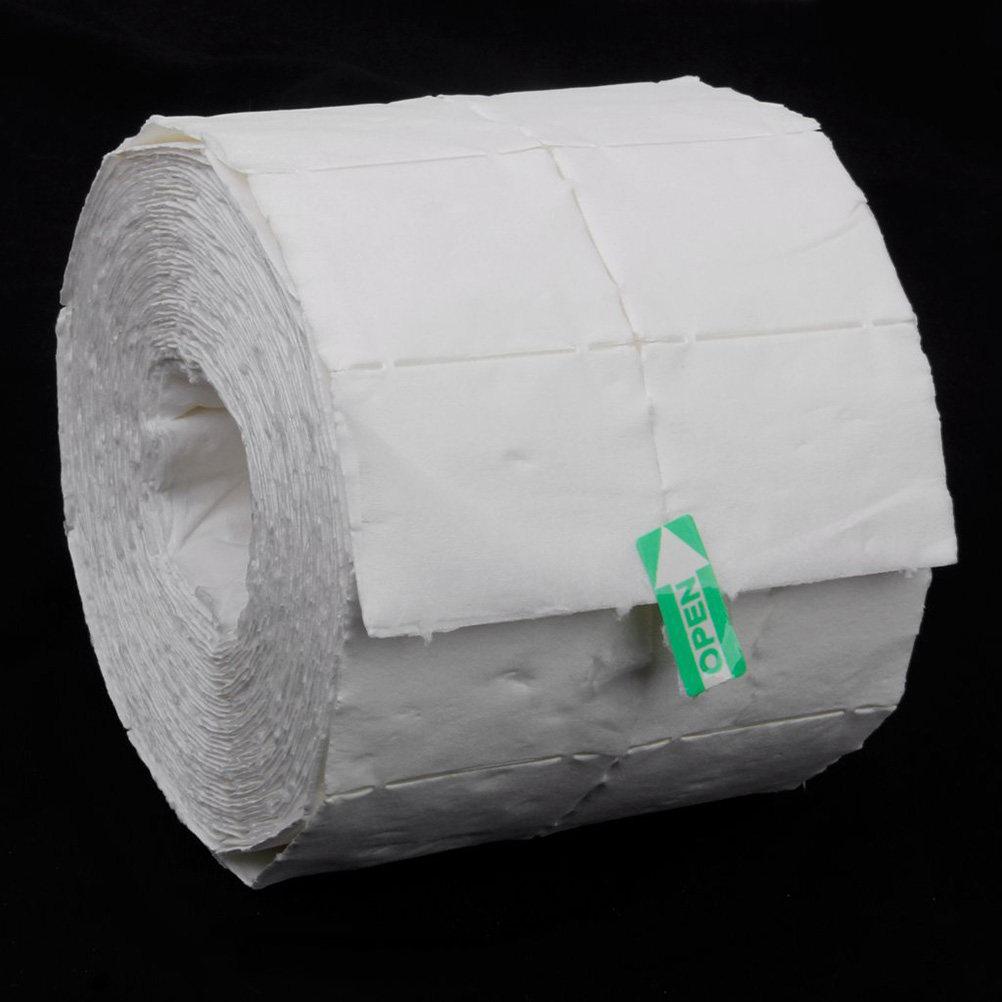 Nail Art Remover - 500Pcs White Cotton Fiber Nonwoven Nail