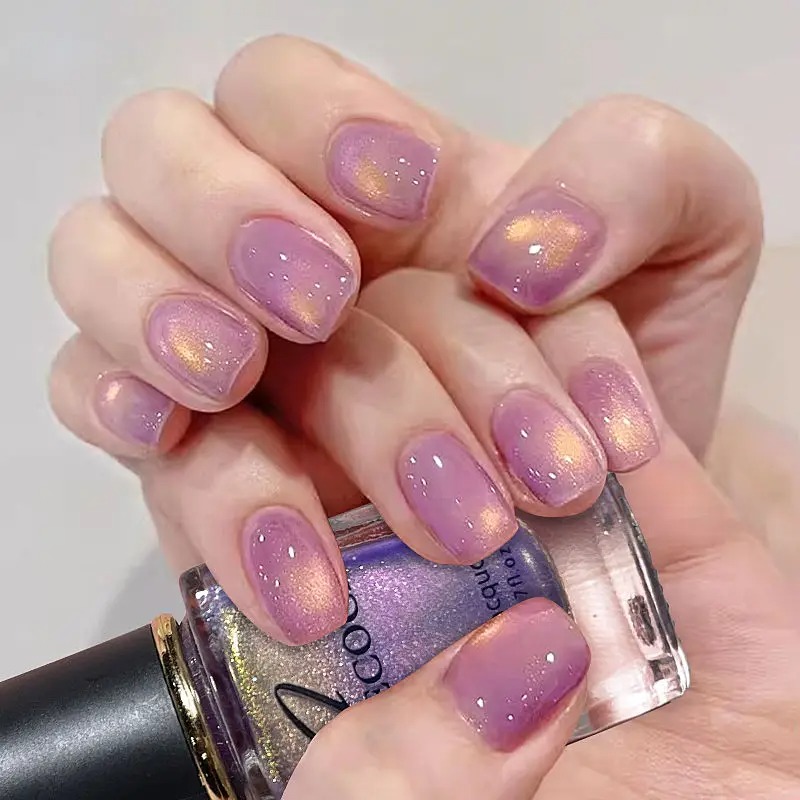 Laser Glitter Nail Polish Rain - Nail Art Rainbow ulasan dan harga