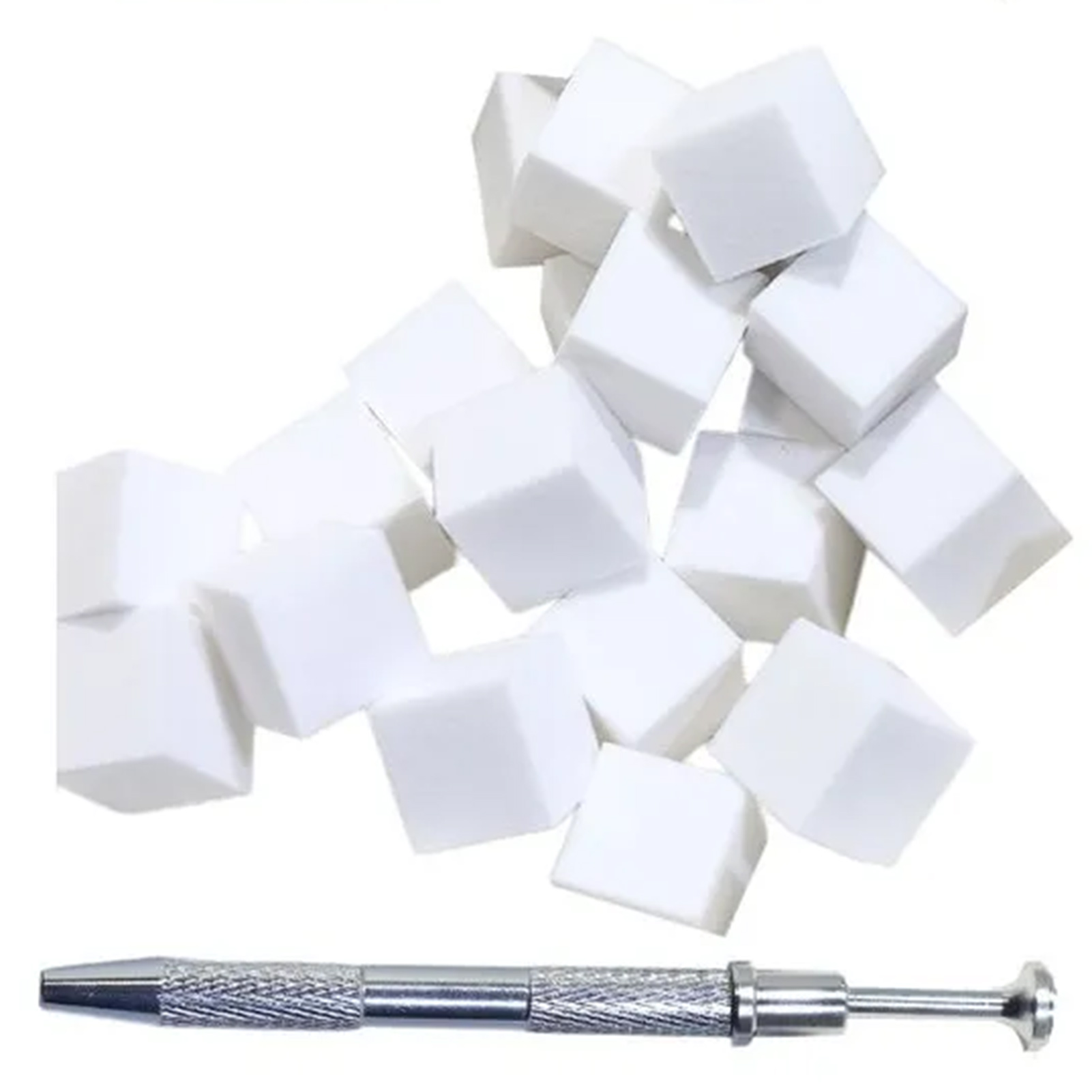 Soft Nail Sponges for Home Man - Nail Art Sch ulasan dan harga