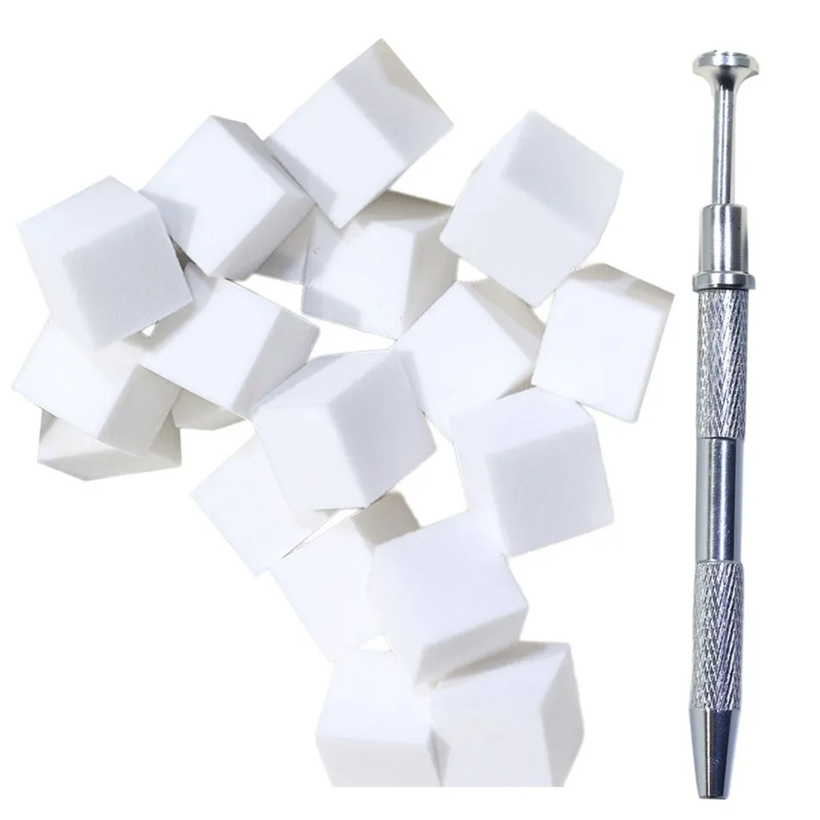 Soft Nail Sponges for Home Man - Nail Art Sch ulasan dan harga