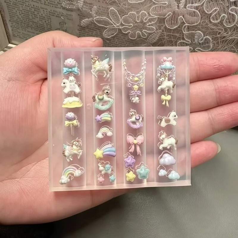 Dreamy Unicorn Rainbow Horse B - Nail Art Rainbow ulasan dan harga