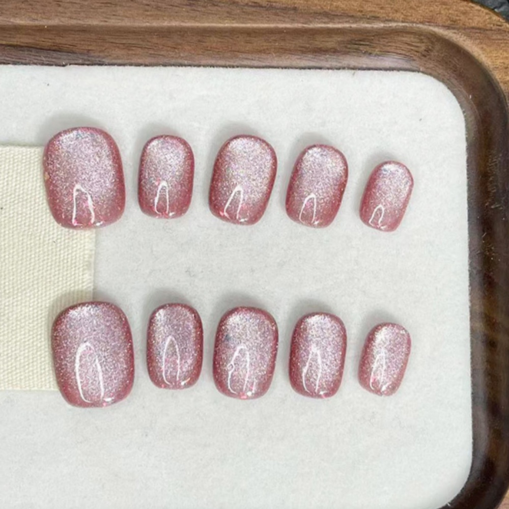10pcs Wearable Summer Handmade - Nail Art Emerald ulasan dan harga
