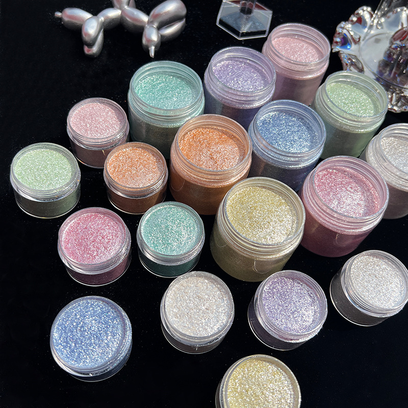 Mermaid Diamond Glitter Mica P - Nail Art Emerald ulasan dan harga