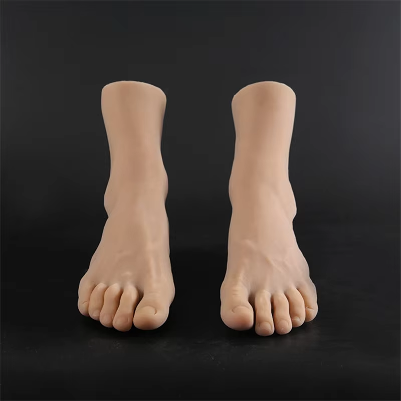 High Simulation TPE Male Foot  - Nail Art For Men ulasan dan harga