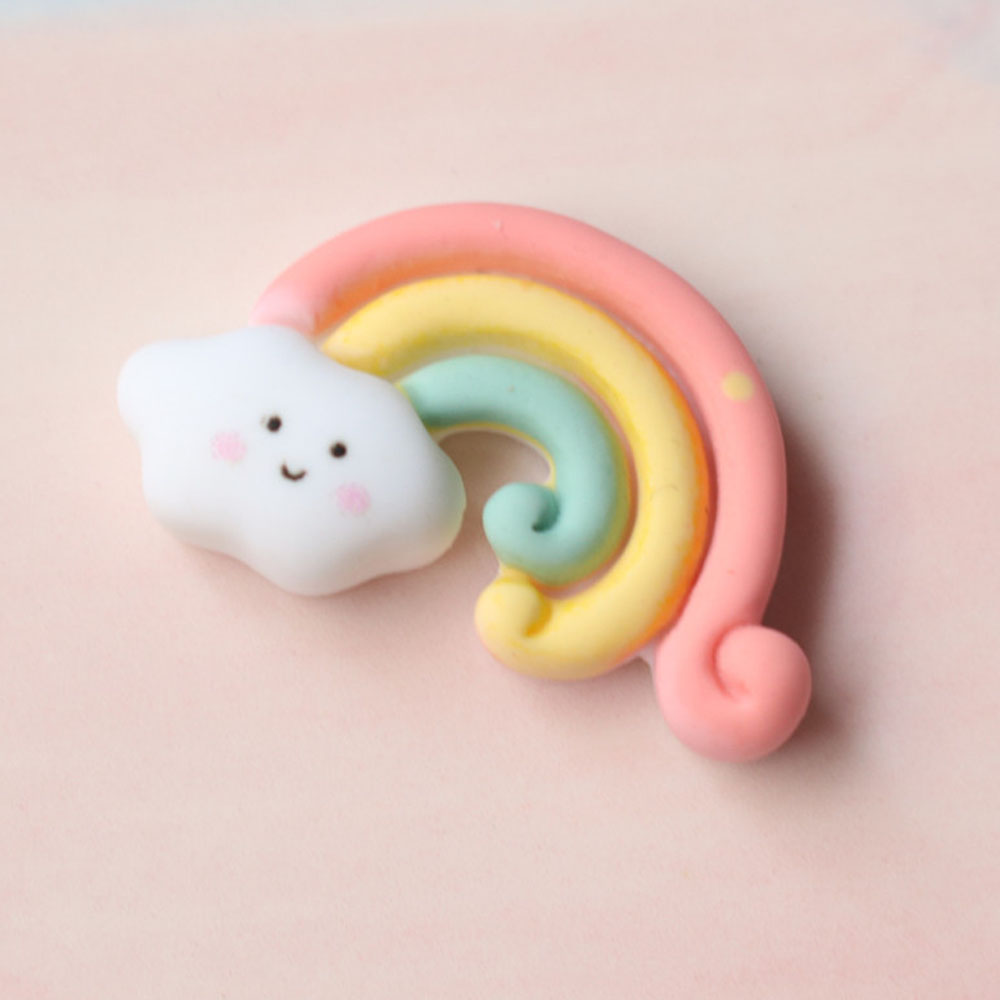 100pcs/Bag Kawaii Resin Nail A - Nail Art For Men ulasan dan harga