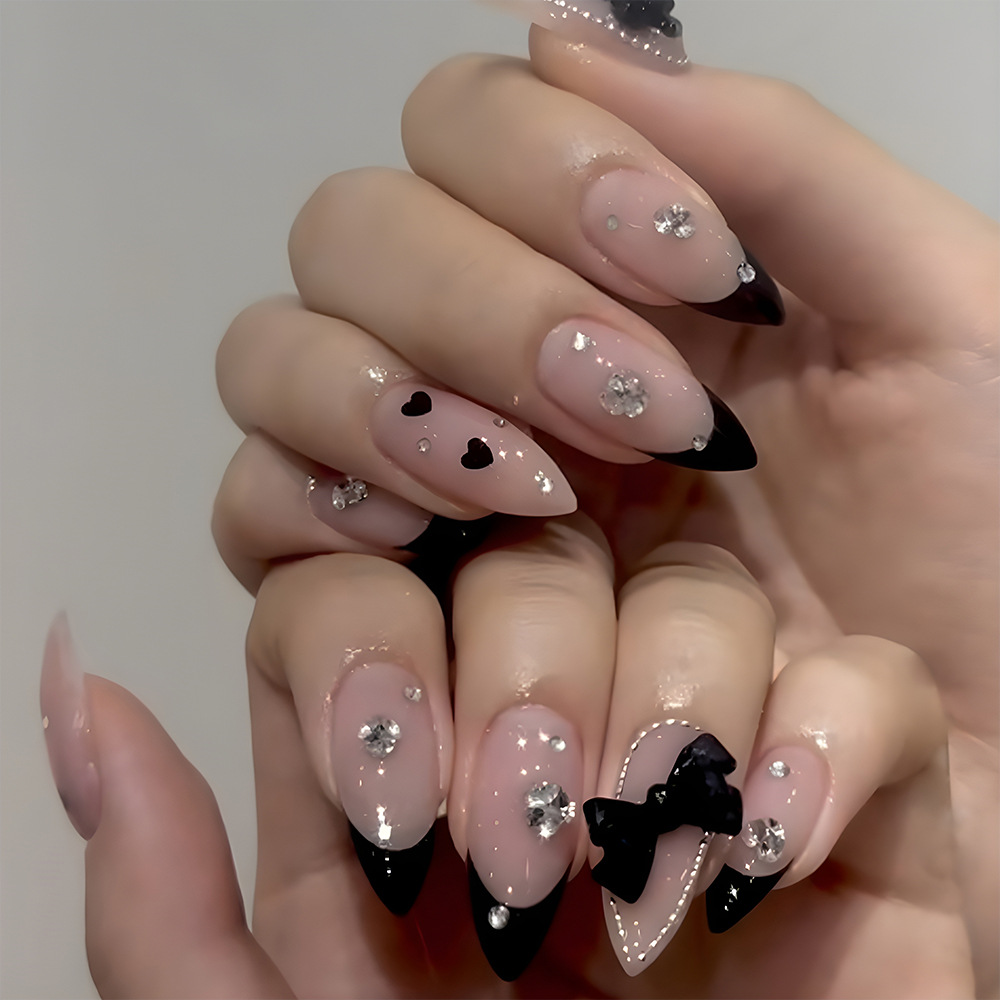 24pcs Wearable Press on Nails  - Nail Art Love ulasan dan harga