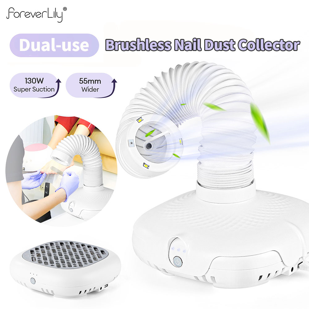 130W Double Use Nail Dust Coll - Nail Art Kaki ulasan dan harga