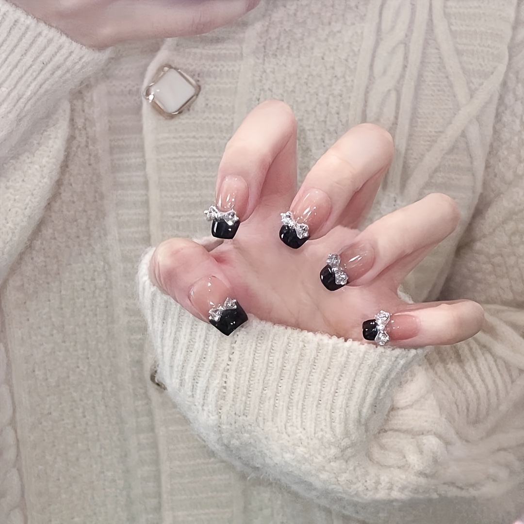 10pcs Handmade press on nails  - Nail Art Emerald ulasan dan harga