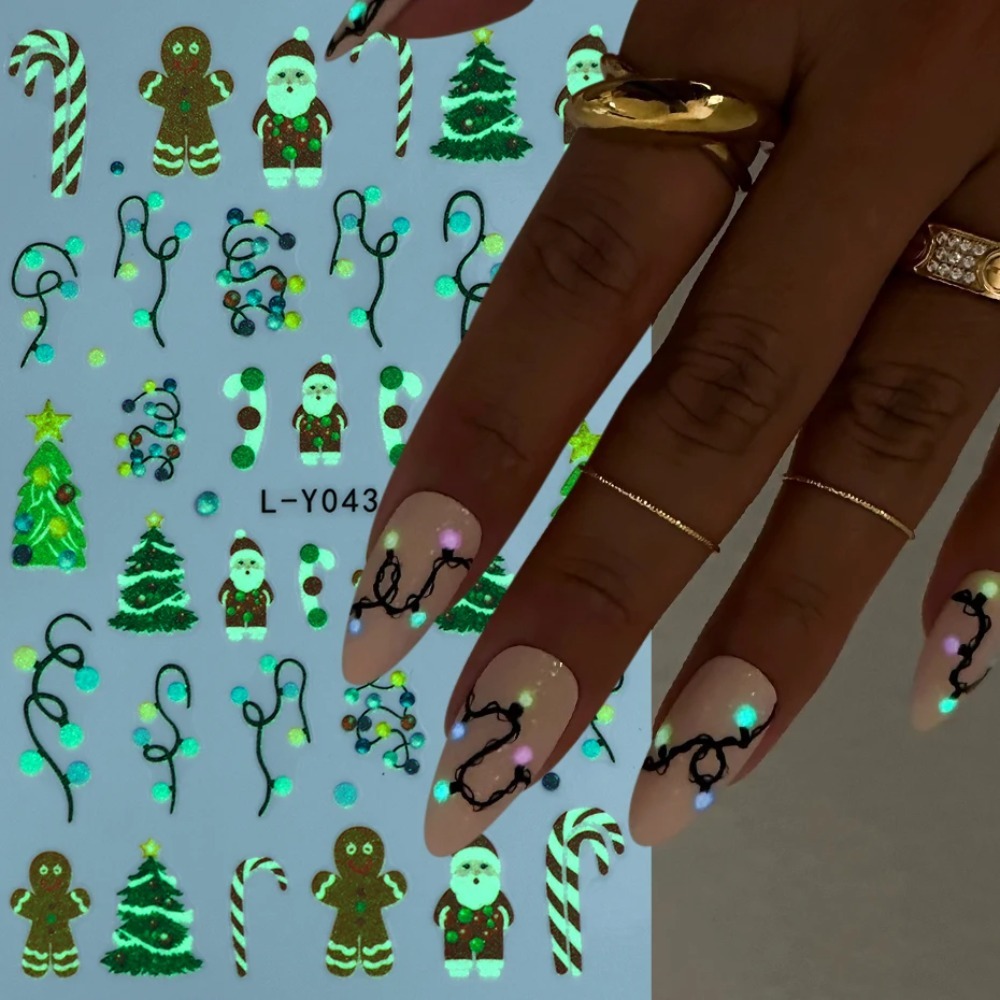 Luminous Lanterns Christmas Na - Nail Art For Men ulasan dan harga