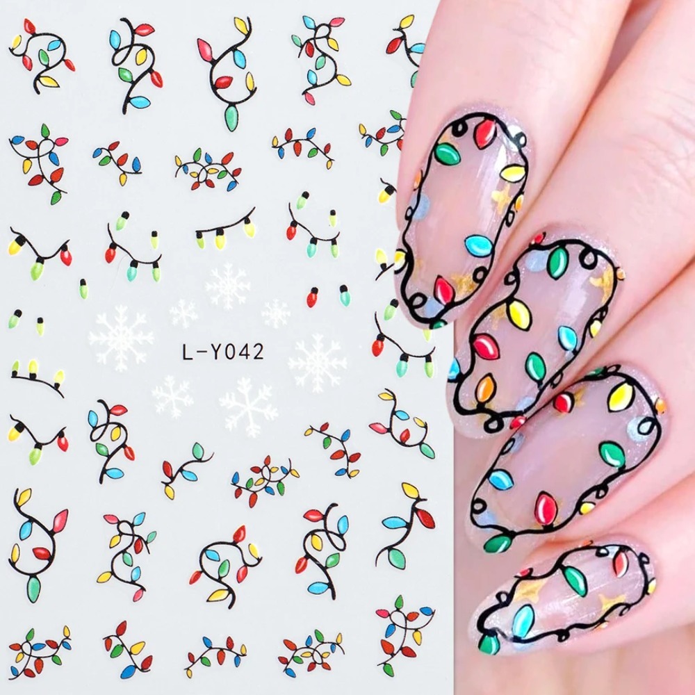 Luminous Lanterns Christmas Na - Nail Art For Men ulasan dan harga