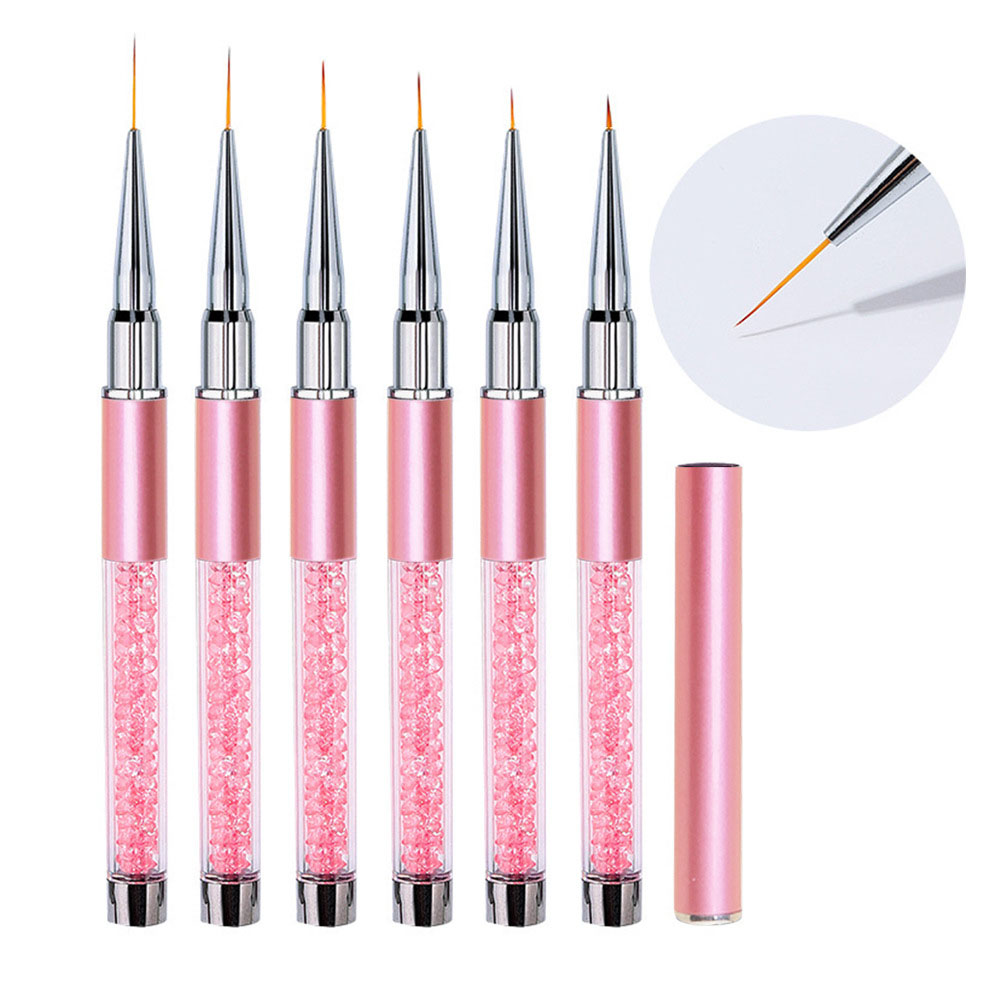 6pcs/Set Acrylic French Stripe - Nail Art Kaki ulasan dan harga