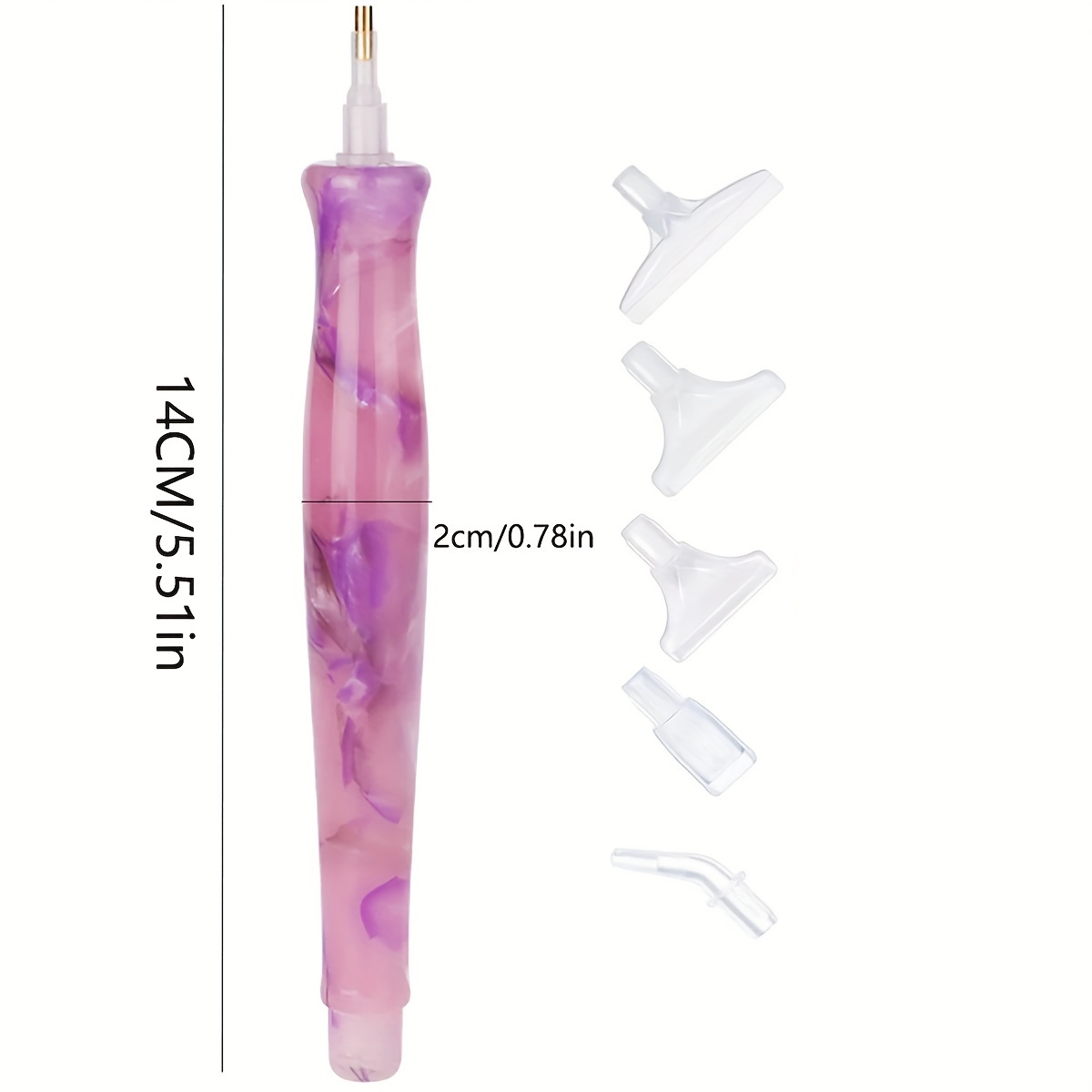 1pc Random Color Resin Retro D - Nail Art Emerald ulasan dan harga
