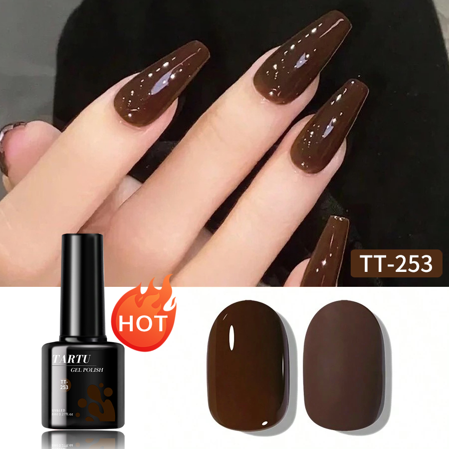 TARTU 8ml Gel Nail Polish Burg - Nail Art Burgundy ulasan dan harga
