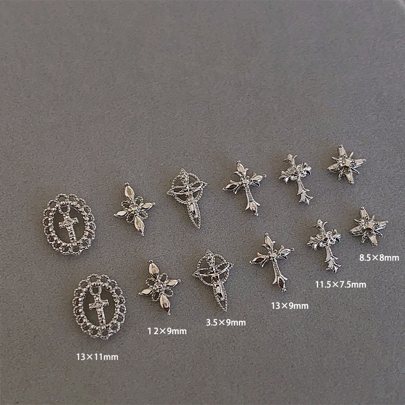 20 PCS Vintage Royal Cross Sta - Nail Art Queen ulasan dan harga
