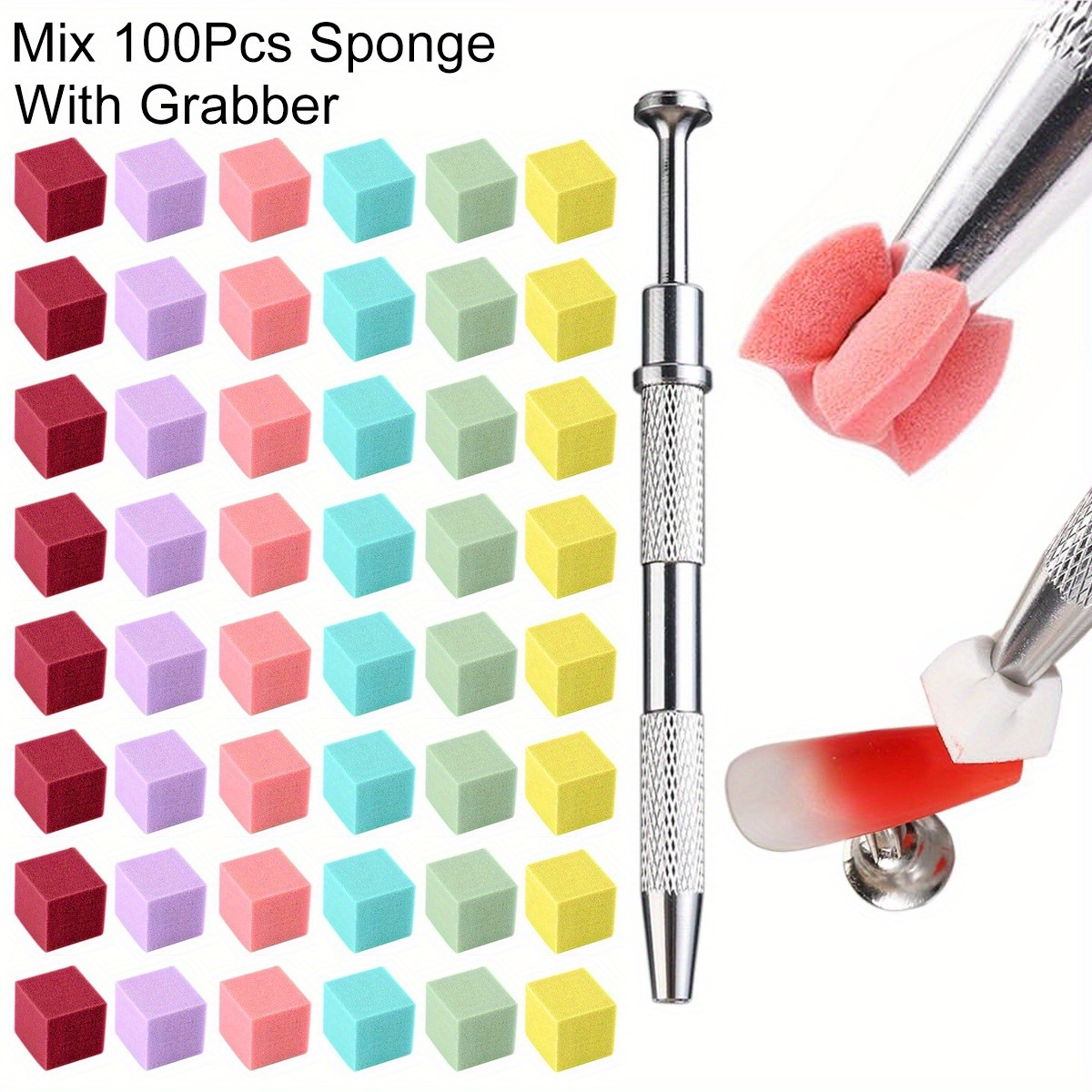 1/50/100Pcs Square Nail Art Sp - Nail Art Kaki ulasan dan harga