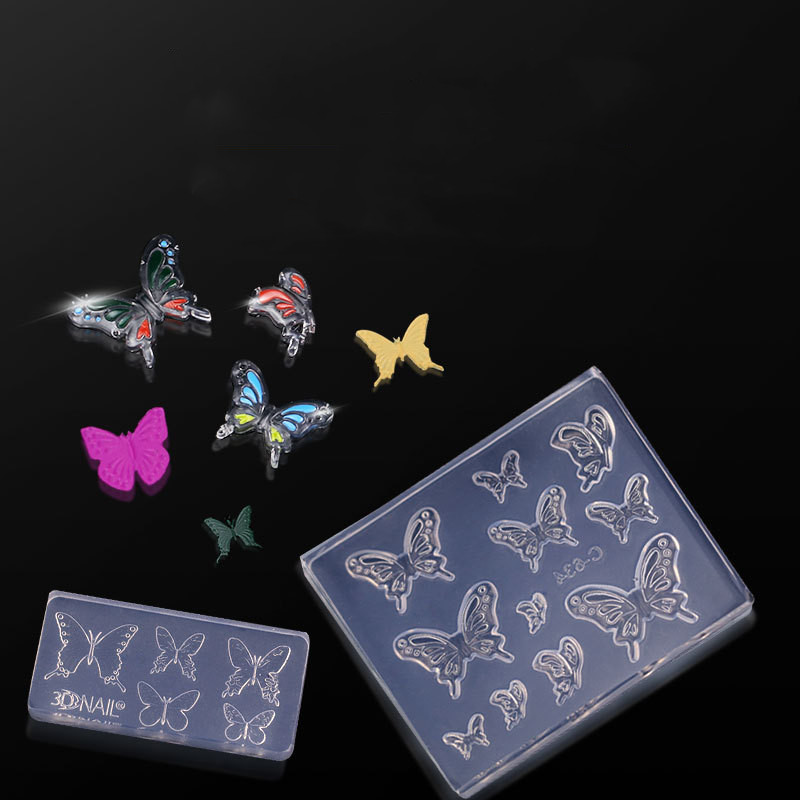 SNASAN Cute Butterfly Bow Bear - Nail Art Emerald ulasan dan harga