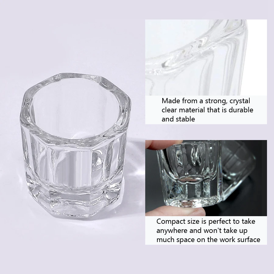 1Pc Mini Crystal Glass, Clear  - Nail Art Kaki ulasan dan harga