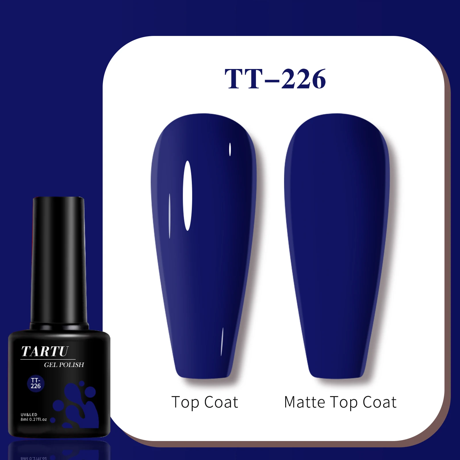 TARTU 8ml Gel Nail Polish 63 C - Nail Art Burgundy ulasan dan harga
