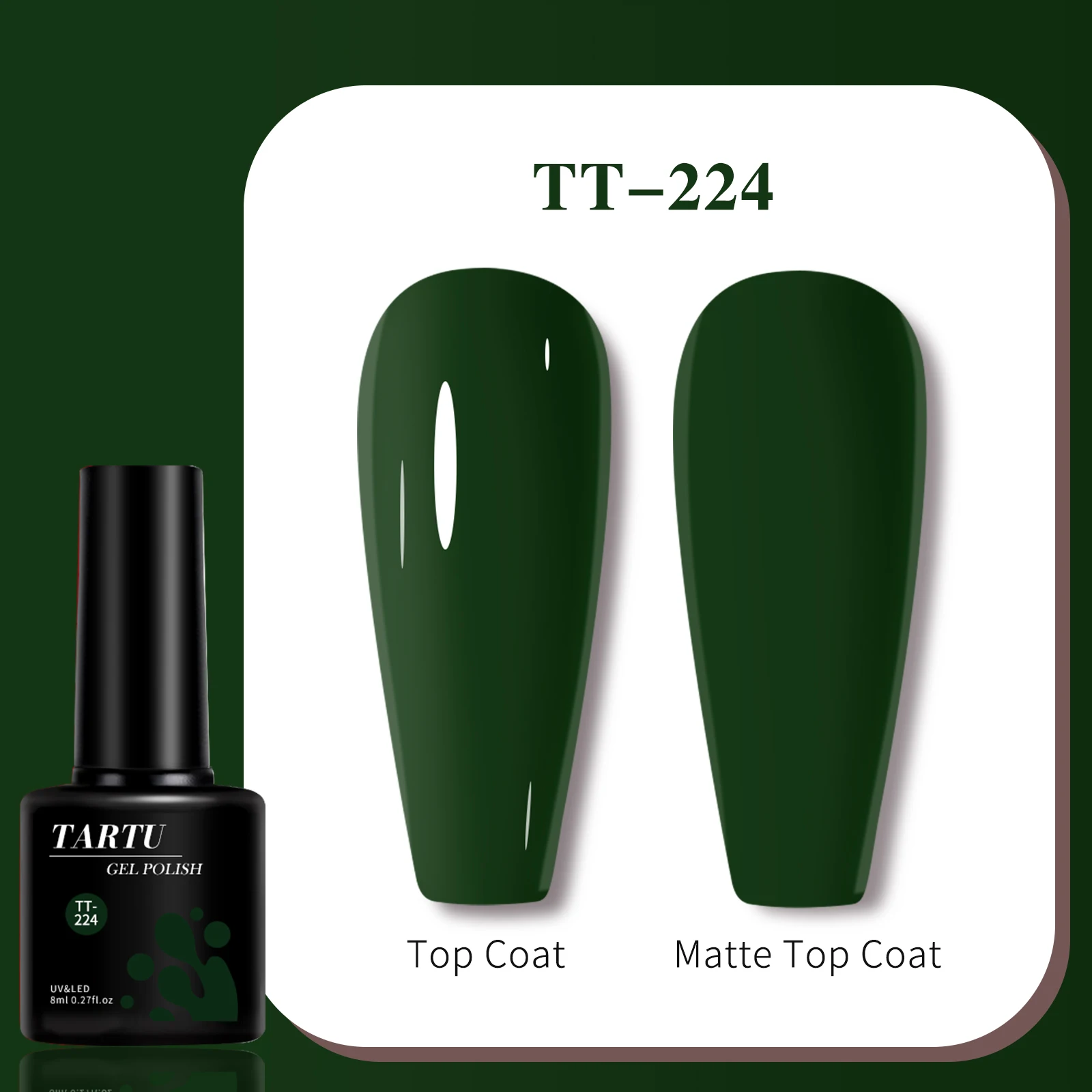 TARTU 8ml Gel Nail Polish 63 C - Nail Art Burgundy ulasan dan harga