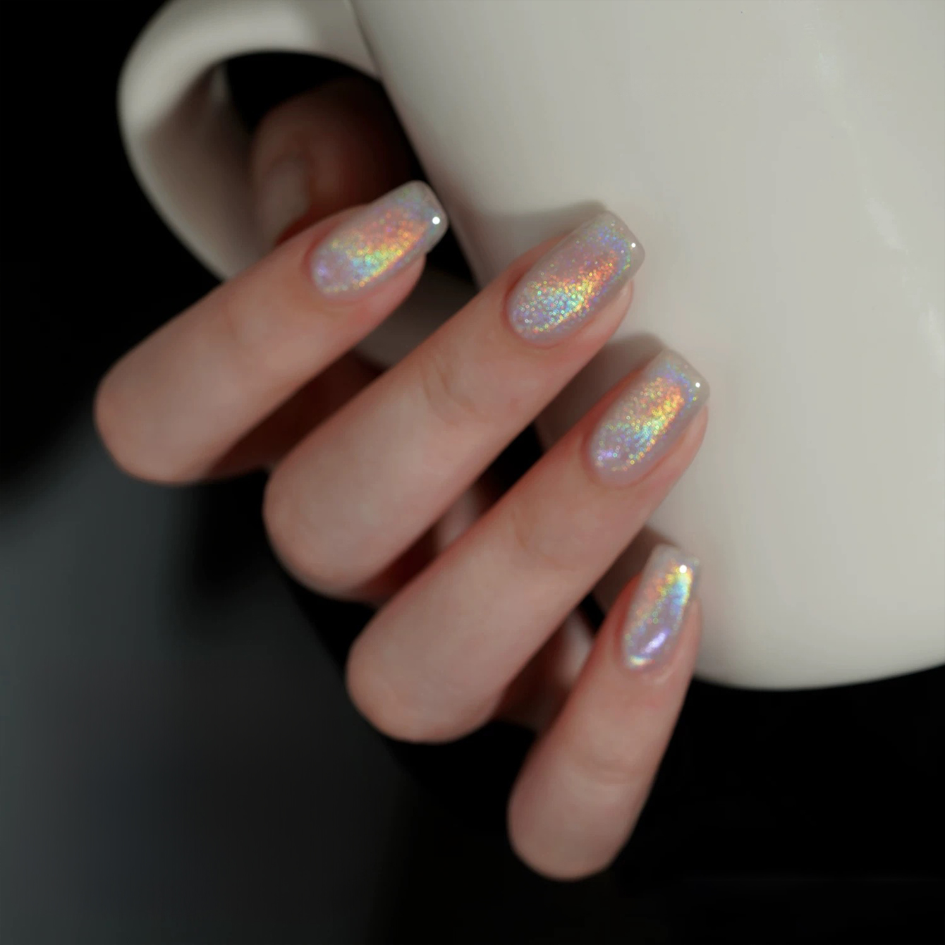 MIANEL  Laser No Background Co - Nail Art Rainbow ulasan dan harga