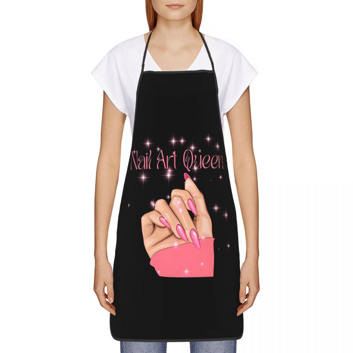 Custom Nail Art Queen Apron Wo - Nail Art Queen ulasan dan harga