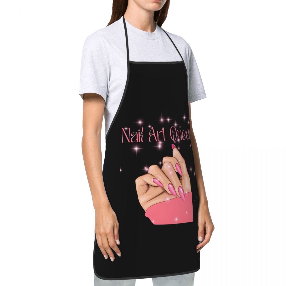 Custom Nail Art Queen Apron Wo - Nail Art Queen ulasan dan harga