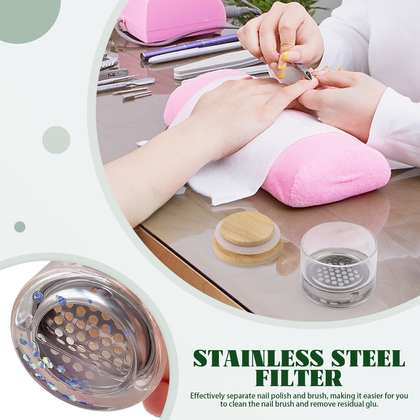 Nail Art Brushes Washing Cup N - Nail Art Kaki ulasan dan harga