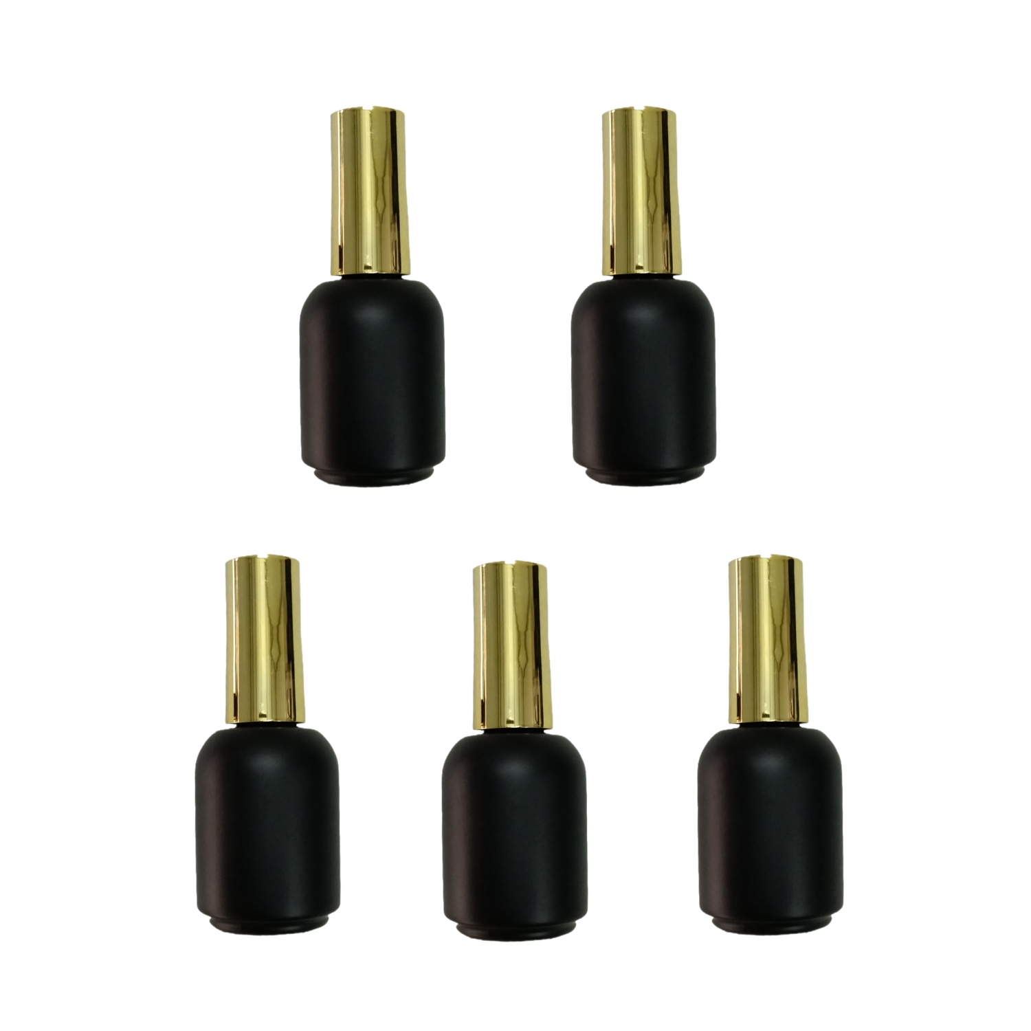 20ML 5 Pieces Empty Black Glas - Nail Art Kaki ulasan dan harga