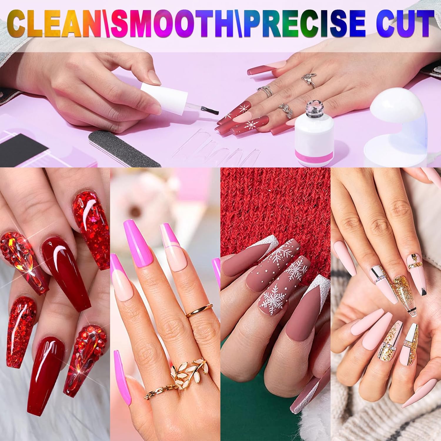 Acrylic Nail Cutter with Magne - Nail Art Rainbow ulasan dan harga