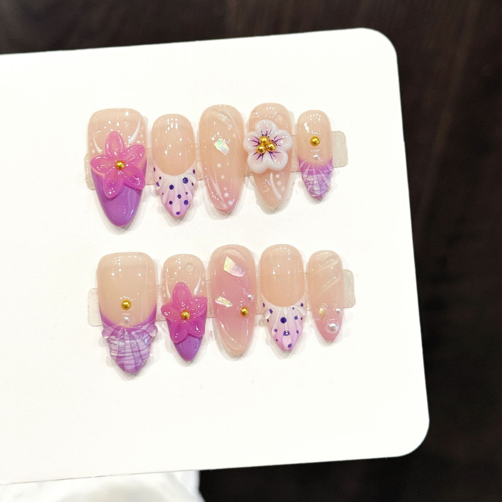 10Pcs Summer Lovely  Red Straw - Nail Art Love ulasan dan harga