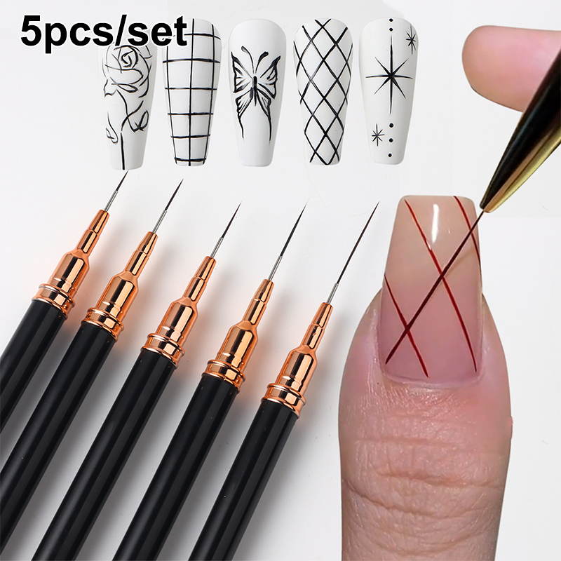 #5Pcs/Set Professional Nail Ar - Nail Art Kaki ulasan dan harga