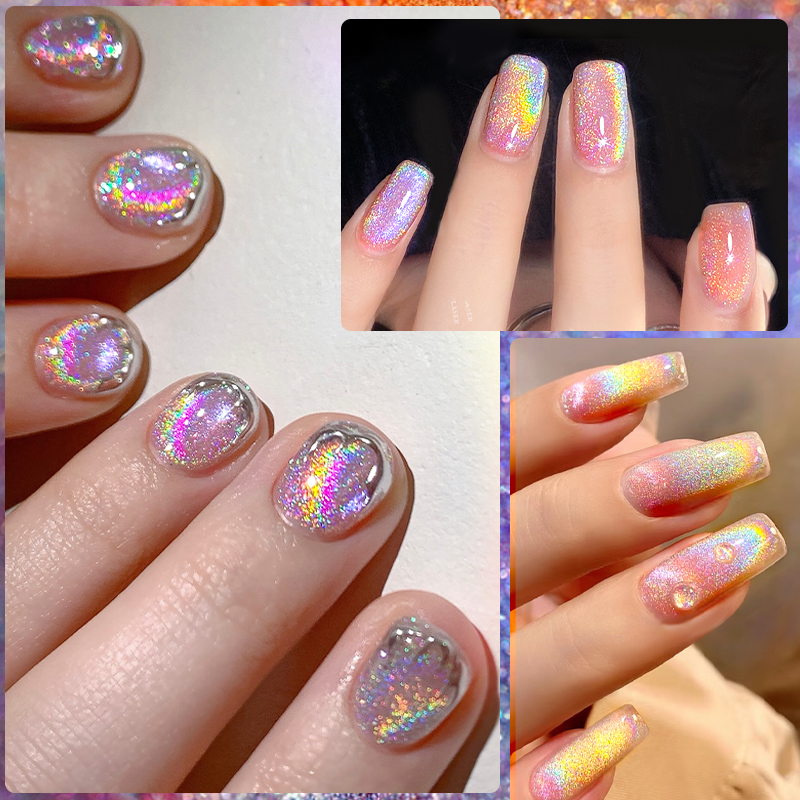 LILYCUTE 7ML Rainbow Red Glass - Nail Art Rainbow ulasan dan harga