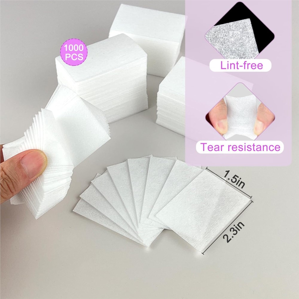 1000Pcs Lint Free Nail Wipes G - Nail Art Remover ulasan dan harga