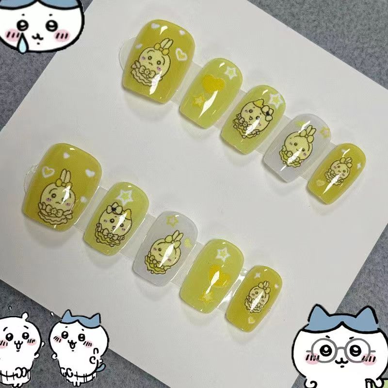 Nail Art yiji ハチワレ Hachiware う - Nail Art Emerald ulasan dan harga