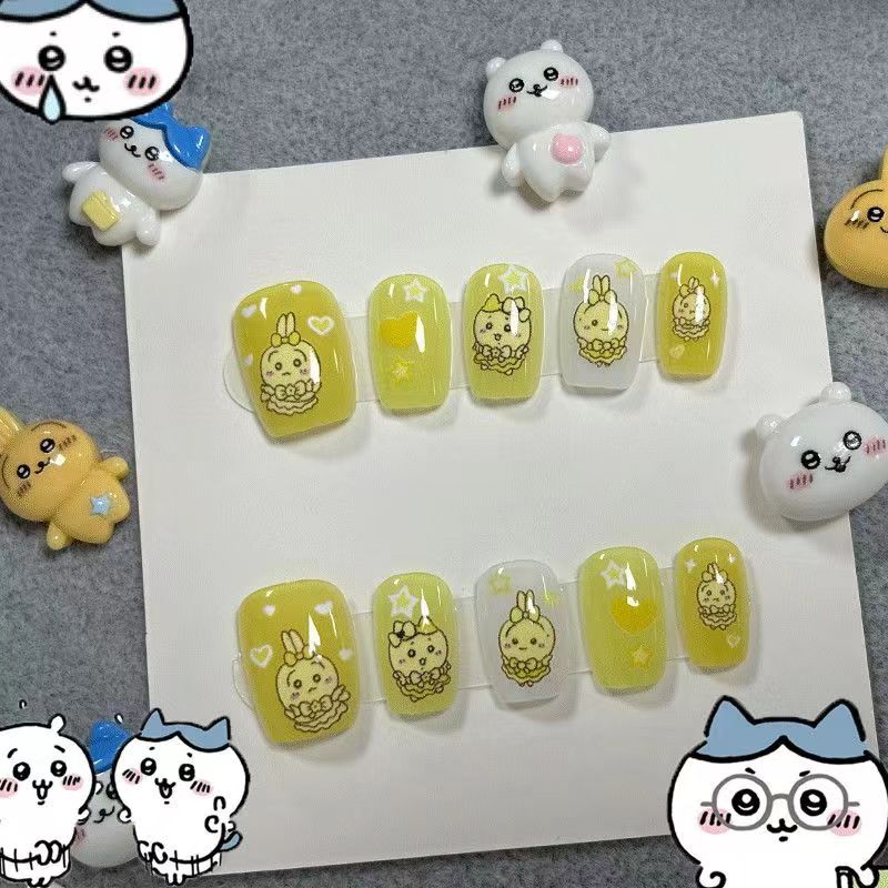 Nail Art yiji ハチワレ Hachiware う - Nail Art Emerald ulasan dan harga