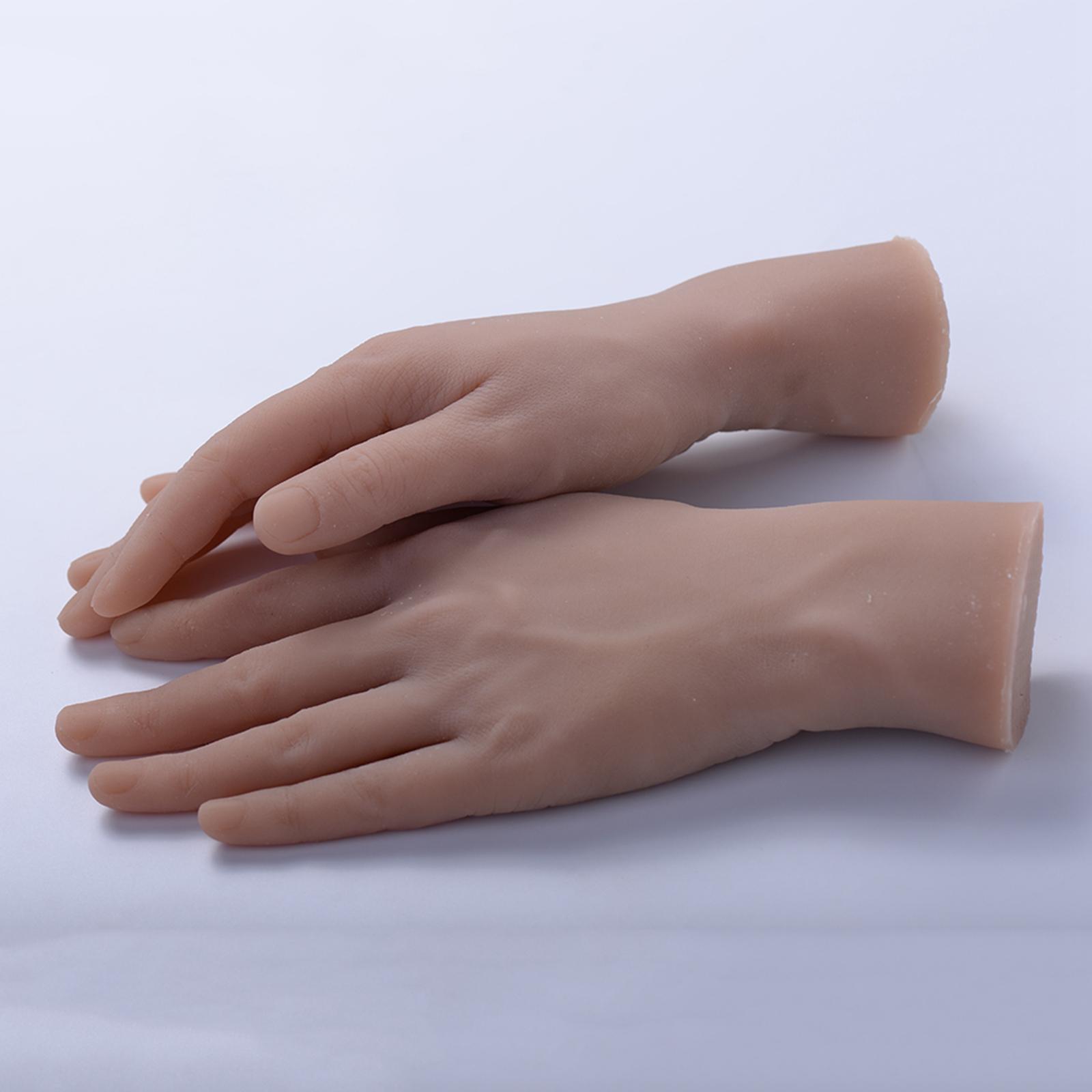 Realistic Fake Hands for Men S - Nail Art For Men ulasan dan harga