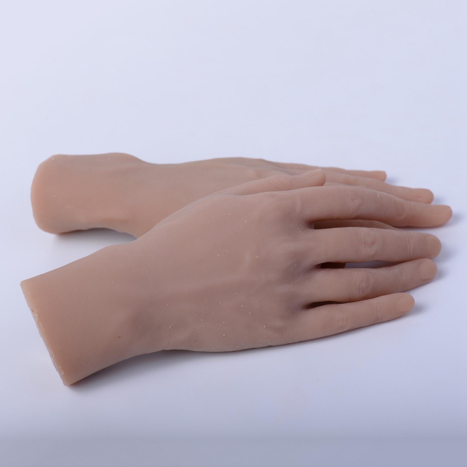Realistic Fake Hands for Men S - Nail Art For Men ulasan dan harga