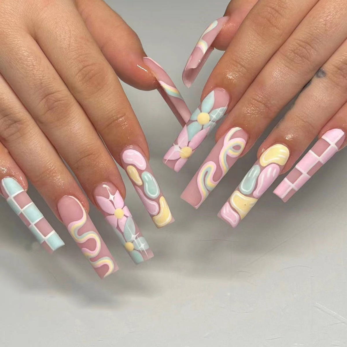 24pcs Black French Fake Nails  - Nail Art French Nails ulasan dan harga