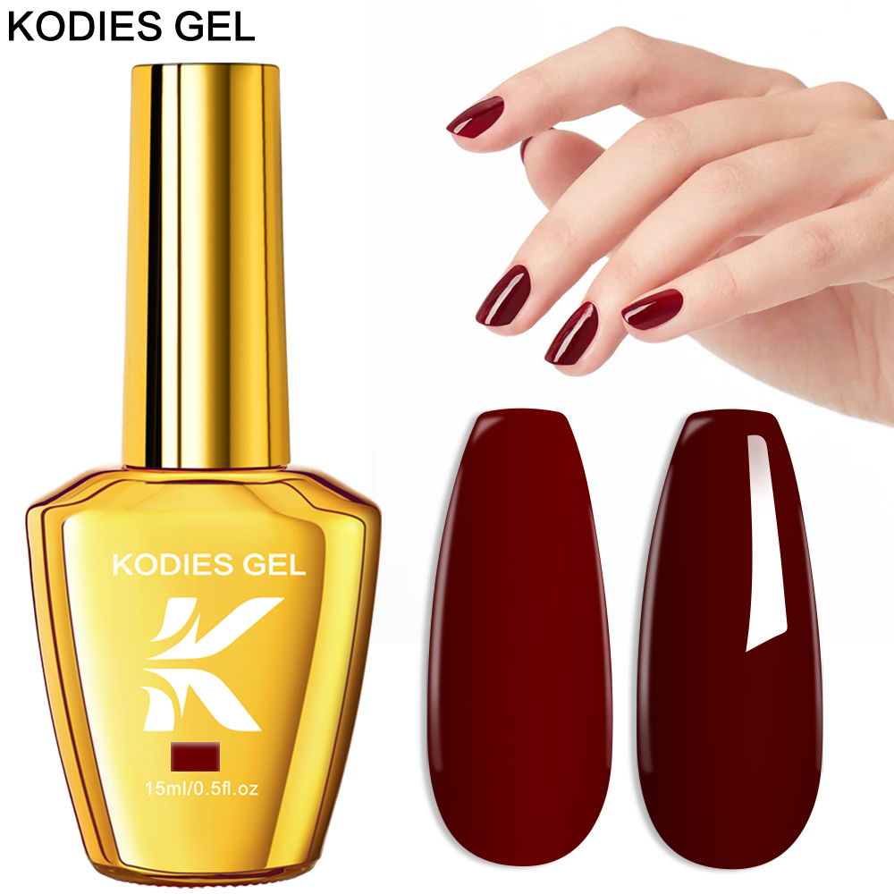 KODIES GEL Burgundy Red Gel Na - Nail Art Burgundy ulasan dan harga