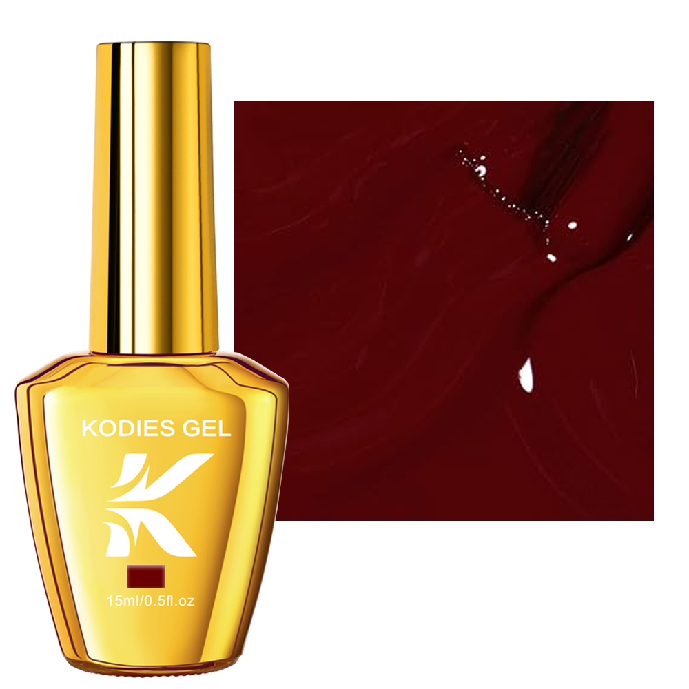 KODIES GEL Burgundy Red Gel Na - Nail Art Burgundy ulasan dan harga