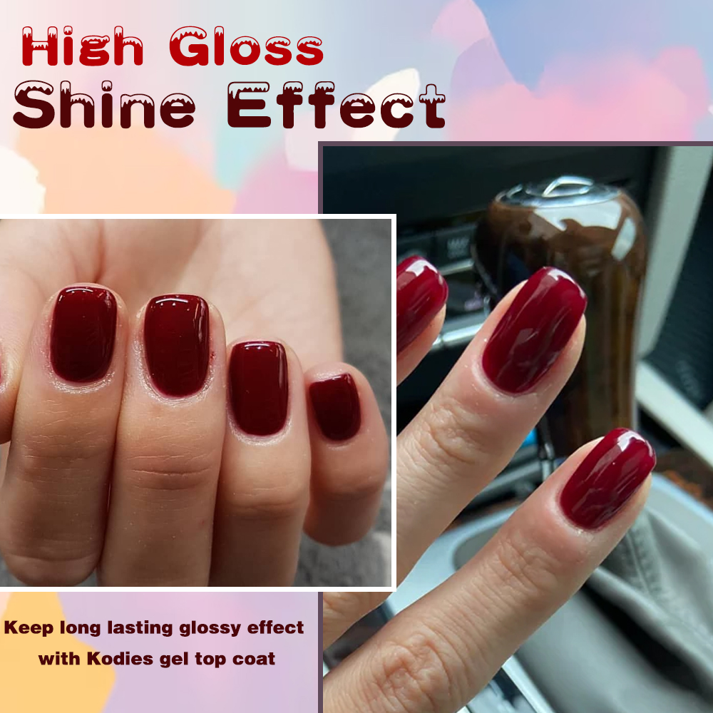 KODIES GEL Burgundy Red Gel Na - Nail Art Burgundy ulasan dan harga