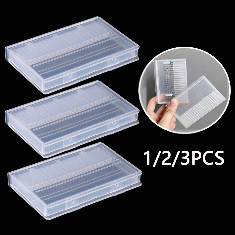 1/2/3PCS 20 Slots Clear Nail D - Nail Art Kaki ulasan dan harga