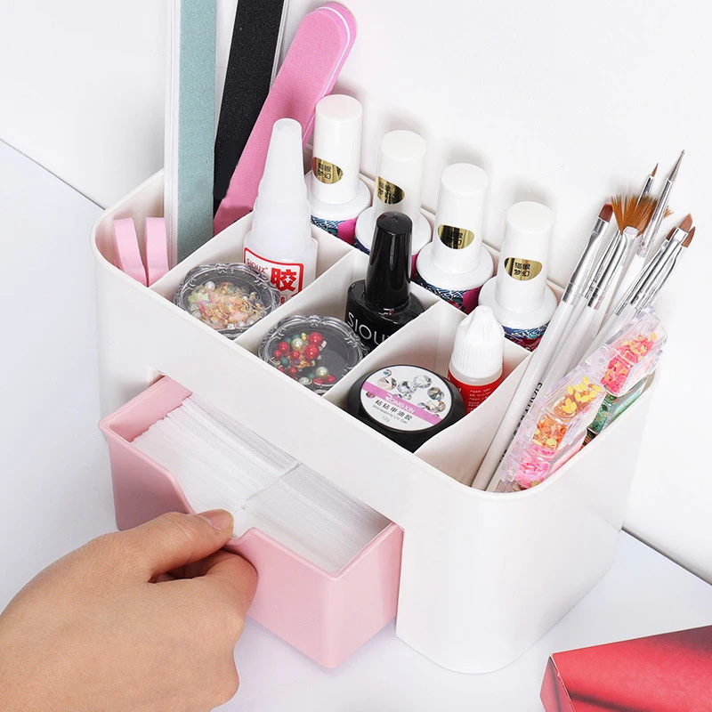 Nail Art Organizer Desktop Dra - Nail Art Kaki ulasan dan harga
